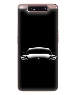 Чехол для Samsung Galaxy a80 2019 ( A805F ) с картинкой «Фары Tesla Night» Чехол для Samsung Galaxy a80 2019 ( A805F ) с картинкой «Фары Tesla Night»