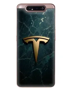 Чехол для Samsung Galaxy a80 2019 ( A805F ) с картинкой «Мраморная Tesla Gold» Чехол для Samsung Galaxy a80 2019 ( A805F ) с картинкой «Мраморная Tesla Gold»