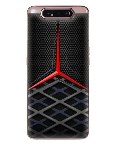 Чохол для Samsung Galaxy a80 2019 ( A805F ) з картинкою «Mercedes Carbon Grid»
