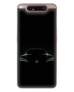 Чохол для Samsung Galaxy a80 2019 ( A805F ) з картинкою «Mercedes — силует авто» Чохол для Samsung Galaxy a80 2019 ( A805F ) з картинкою «Mercedes — силует авто»