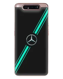Чохол для Samsung Galaxy a80 2019 ( A805F ) з картинкою «Спортивні лінії Mercedes» Чохол для Samsung Galaxy a80 2019 ( A805F ) з картинкою «Спортивні лінії Mercedes»