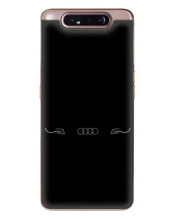 Чехол для Samsung Galaxy a80 2019 ( A805F ) с картинкой «Audi — световой подпись»