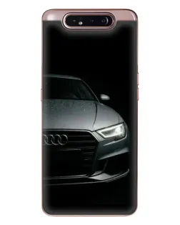 Чехол для Samsung Galaxy a80 2019 ( A805F ) с картинкой «Audi — детализация кузова»