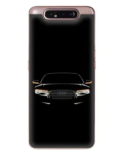 Чехол для Samsung Galaxy a80 2019 ( A805F ) с картинкой «Audi — ночной контур»