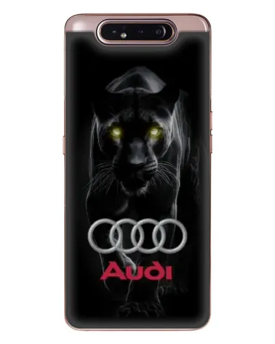 Чехол для Samsung Galaxy a80 2019 ( A805F ) с картинкой «Пантера и Audi» Чехол для Samsung Galaxy a80 2019 ( A805F ) с картинкой «Пантера и Audi»
