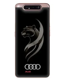 Чехол для Samsung Galaxy a80 2019 ( A805F ) с картинкой «Графика — пантера и Audi»
