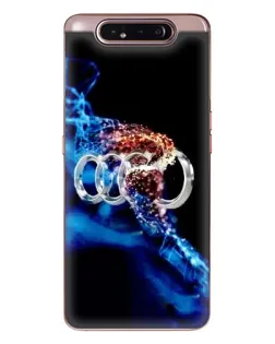 Чехол для Samsung Galaxy a80 2019 ( A805F ) с картинкой «Энергия лого Audi»