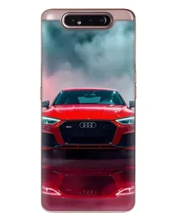 Чехол для Samsung Galaxy a80 2019 ( A805F ) с картинкой «Audi RS — красный стиль»