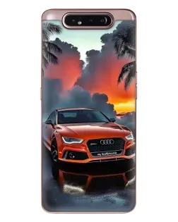 Чехол для Samsung Galaxy a80 2019 ( A805F ) с картинкой «Audi — закат»