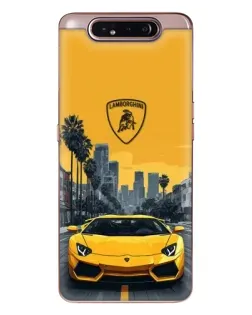 Чохол для Samsung Galaxy a80 2019 ( A805F ) з картинкою «Жовтий Lamborghini місто» Чохол для Samsung Galaxy a80 2019 ( A805F ) з картинкою «Жовтий Lamborghini місто»