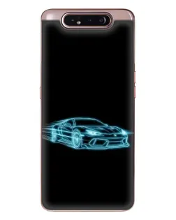 Чохол для Samsung Galaxy a80 2019 ( A805F ) з картинкою «Неоновий контур Lamborghini» Чохол для Samsung Galaxy a80 2019 ( A805F ) з картинкою «Неоновий контур Lamborghini»