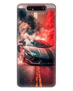 Чохол для Samsung Galaxy a80 2019 ( A805F ) з картинкою «Lamborghini червоний дим» Чохол для Samsung Galaxy a80 2019 ( A805F ) з картинкою «Lamborghini червоний дим»