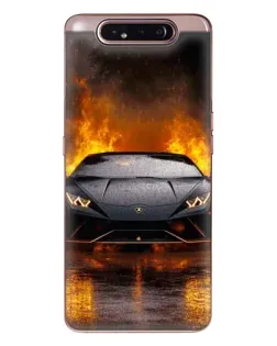 Чохол для Samsung Galaxy a80 2019 ( A805F ) з картинкою «Lamborghini у вогні» Чохол для Samsung Galaxy a80 2019 ( A805F ) з картинкою «Lamborghini у вогні»