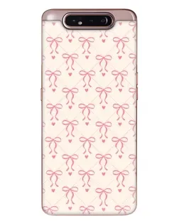 Чехол для Samsung Galaxy a80 2019 ( A805F ) с картинкой «Розовые бантики Coquette» Чехол для Samsung Galaxy a80 2019 ( A805F ) с картинкой «Розовые бантики Coquette»