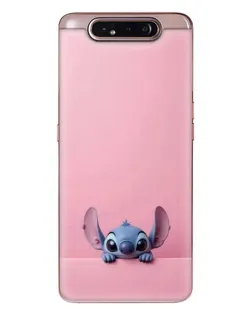 Чехол для Samsung Galaxy a80 2019 ( A805F ) с картинкой «Stitch выглядывает»