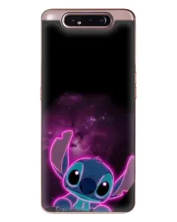 Чехол для Samsung Galaxy a80 2019 ( A805F ) с картинкой «Неоновый Stitch»