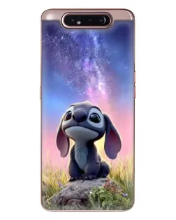 Чехол для Samsung Galaxy a80 2019 ( A805F ) с картинкой «Стич на рассвете»
