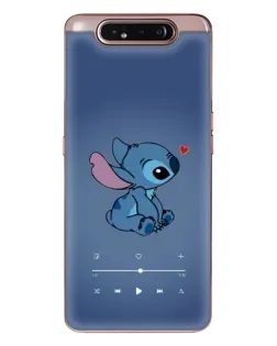 Чехол для Samsung Galaxy a80 2019 ( A805F ) с картинкой «Музыкальный Stitch»