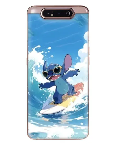 Чехол для Samsung Galaxy a80 2019 ( A805F ) с картинкой «Стич на волне»