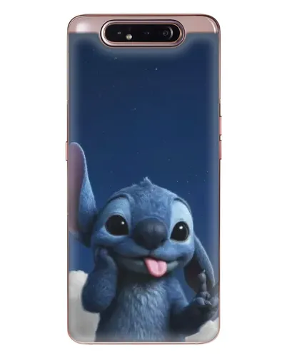 Чехол для Samsung Galaxy a80 2019 ( A805F ) с картинкой «Стич в облаках»