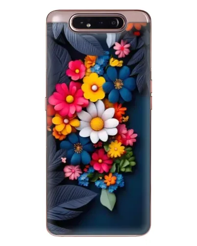 Чехол для Samsung Galaxy a80 2019 ( A805F ) с картинкой «Цветочная феерия»