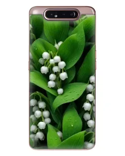 Чехол для Samsung Galaxy a80 2019 ( A805F ) с картинкой «Ландыши в зелени»