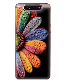 Чехол для Samsung Galaxy a80 2019 ( A805F ) с картинкой «Радужный цветок»