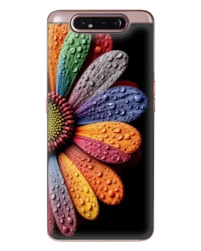 Чехол для Samsung Galaxy a80 2019 ( A805F ) с картинкой «Радужный цветок»
