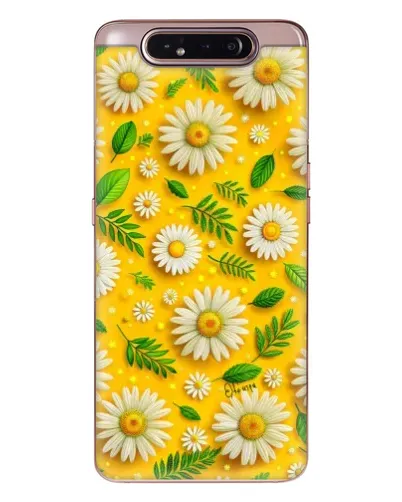 Чехол для Samsung Galaxy a80 2019 ( A805F ) с картинкой «Ромашковое солнце»