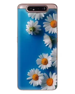 Чехол для Samsung Galaxy a80 2019 ( A805F ) с картинкой «Белоснежные маргаритки»