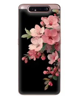 Чехол для Samsung Galaxy a80 2019 ( A805F ) с картинкой «Розовая ветка сакуры»