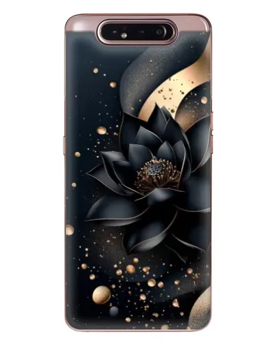 Чехол для Samsung Galaxy a80 2019 ( A805F ) с картинкой «Черный лотос»