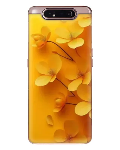Чехол для Samsung Galaxy a80 2019 ( A805F ) с картинкой «Золотые лепестки»