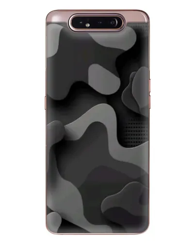 Чехол для Samsung Galaxy a80 2019 ( A805F ) с картинкой «Темный абстрактный камуфляж»