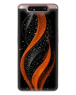 Чехол для Samsung Galaxy a80 2019 ( A805F ) с картинкой «Огненная звездная волна»