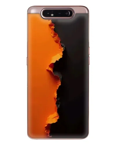 Чехол для Samsung Galaxy a80 2019 ( A805F ) с картинкой «Оранжевый разлом»