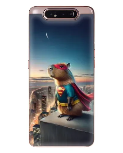 Чехол для Samsung Galaxy a80 2019 ( A805F ) с картинкой «Капи-мен супергерой»