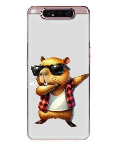 Чехол для Samsung Galaxy a80 2019 ( A805F ) с картинкой «Капибара рэпер даб»