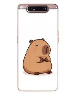Чехол для Samsung Galaxy a80 2019 ( A805F ) с картинкой «Толстенькая капибара»