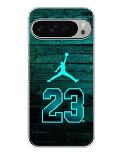Чехол для Google Pixel 10 Pro XL с картинкой «Jordan Cyan 23»
