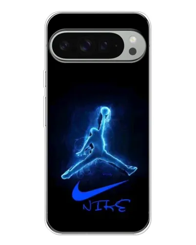 Чехол для Google Pixel 10 Pro XL с картинкой «Jordan Neon Blue»
