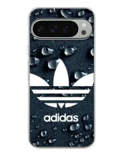 Чехол для Google Pixel 10 Pro XL с картинкой «Adidas Trefoil Blue»