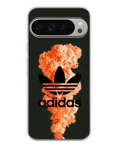 Чехол для Google Pixel 10 Pro XL с картинкой «Оранжевый дым Adidas»