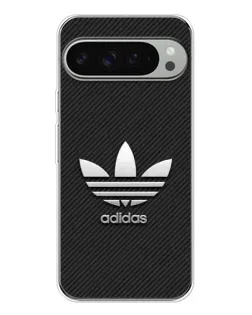 Чехол для Google Pixel 10 Pro XL с картинкой «Adidas Карбоновая текстура»