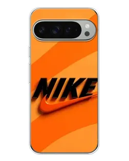 Чехол для Google Pixel 10 Pro XL с картинкой «Оранжевый драйв Nike»