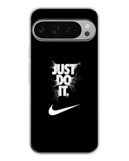 Чехол для Google Pixel 10 Pro XL с картинкой «Текстовый принт Nike»