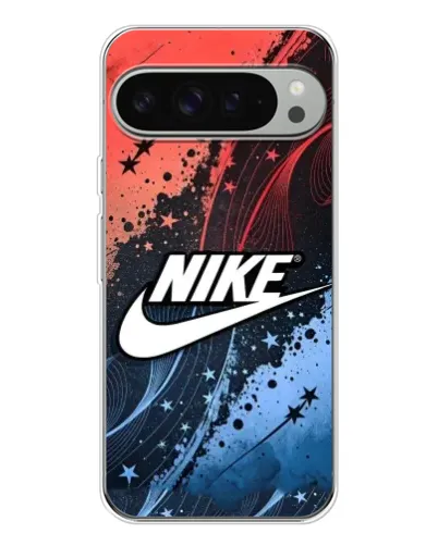 Чехол для Google Pixel 10 Pro XL с картинкой «Градиентный принт Найк»