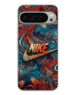 Чехол для Google Pixel 10 Pro XL с картинкой «Nike в абстракции»