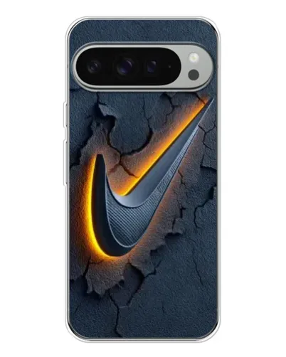 Чехол для Google Pixel 10 Pro XL с картинкой «Объемный логотип Найк»