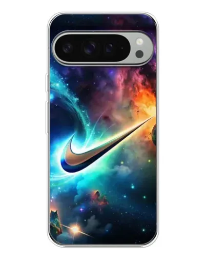 Чехол для Google Pixel 10 Pro XL с картинкой «Космический Nike Swoosh»